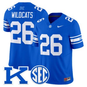 Wildcats Jersey #26 Kentucky Wildcats Power K All Stitched