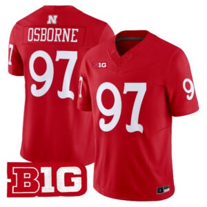 Tom Osborne Jersey #97 Nebraska Cornhuskers 1962 Throwback All Stitched