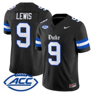 Thad Lewis Jersey #9 Duke Blue Devils 2026 Dark Mode Vapor Limited All Stitched