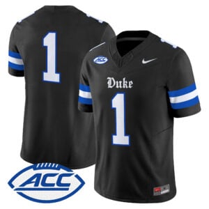 Team Jersey #1 Duke Blue Devils 2026 Dark Mode Vapor Limited All Stitched