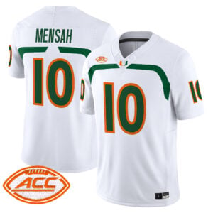 Darian Mensah Jersey #10 Miami Hurricanes 2009 Throwback Vapor Limited All Stitched