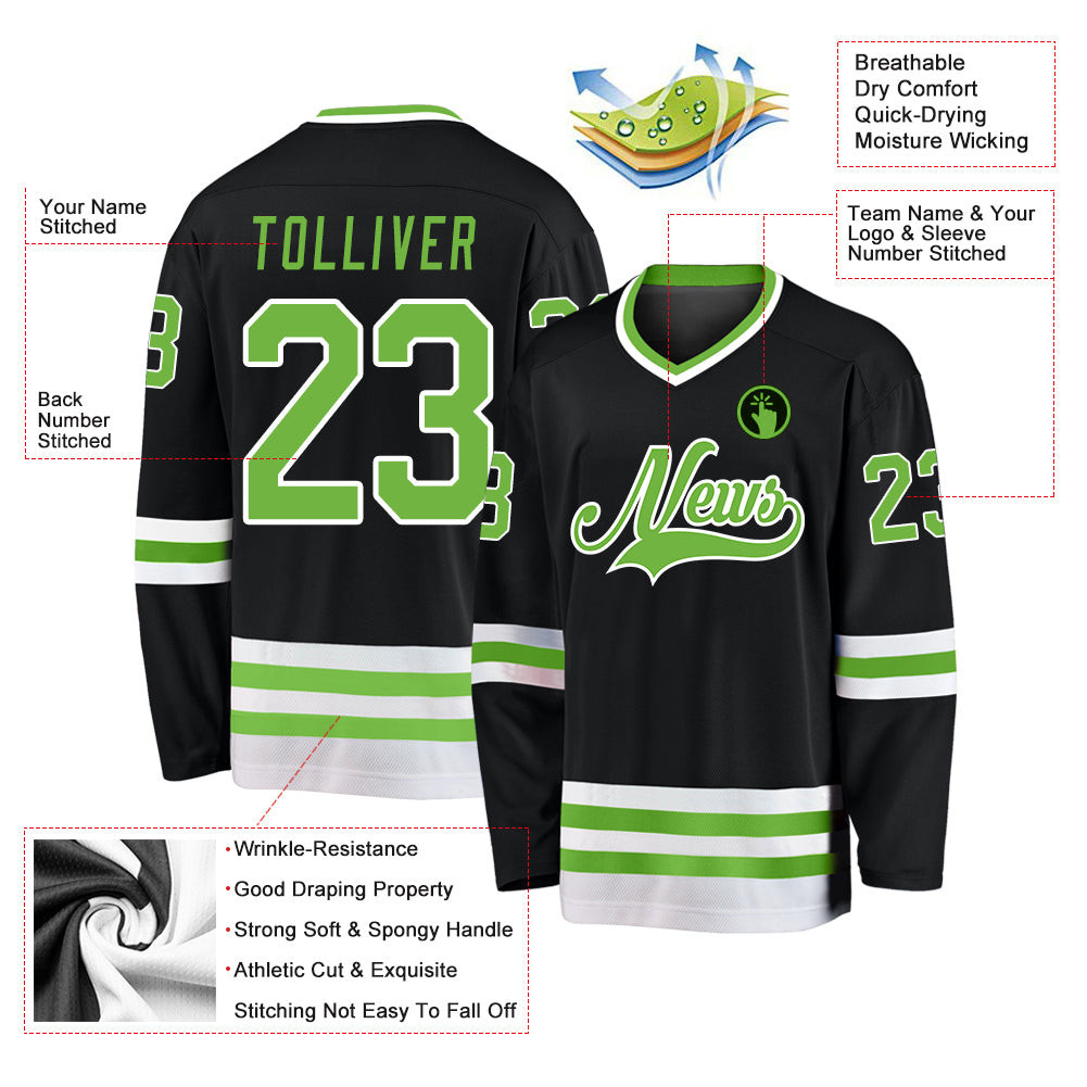 black-neon-green-white-custom-hockey-jersey-1
