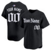 Black White Gothic Custom Baseball Jersey Black White Gothic Custom Baseball Jersey