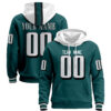 Midnight Green Custom Pullover Hoodie Midnight Green Custom Pullover Hoodie